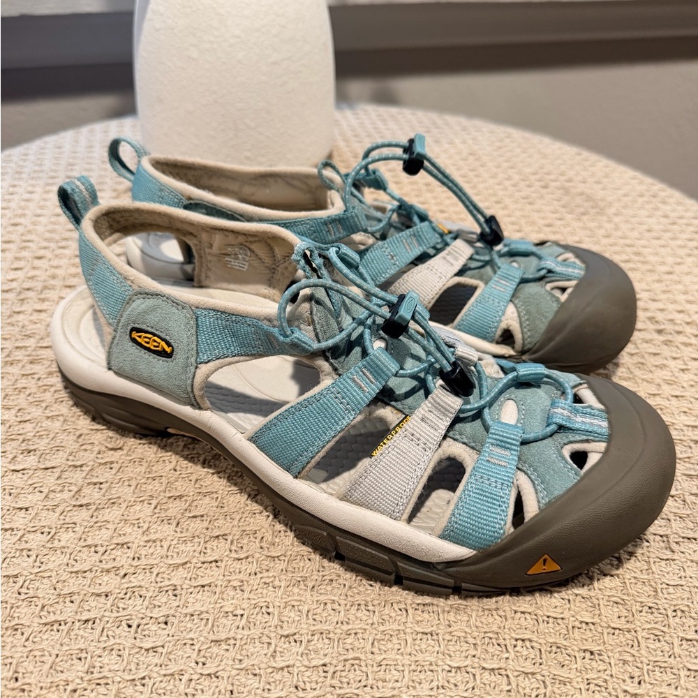 Keen Teal and Light Gray Women's Closed-Toe Water Sandals